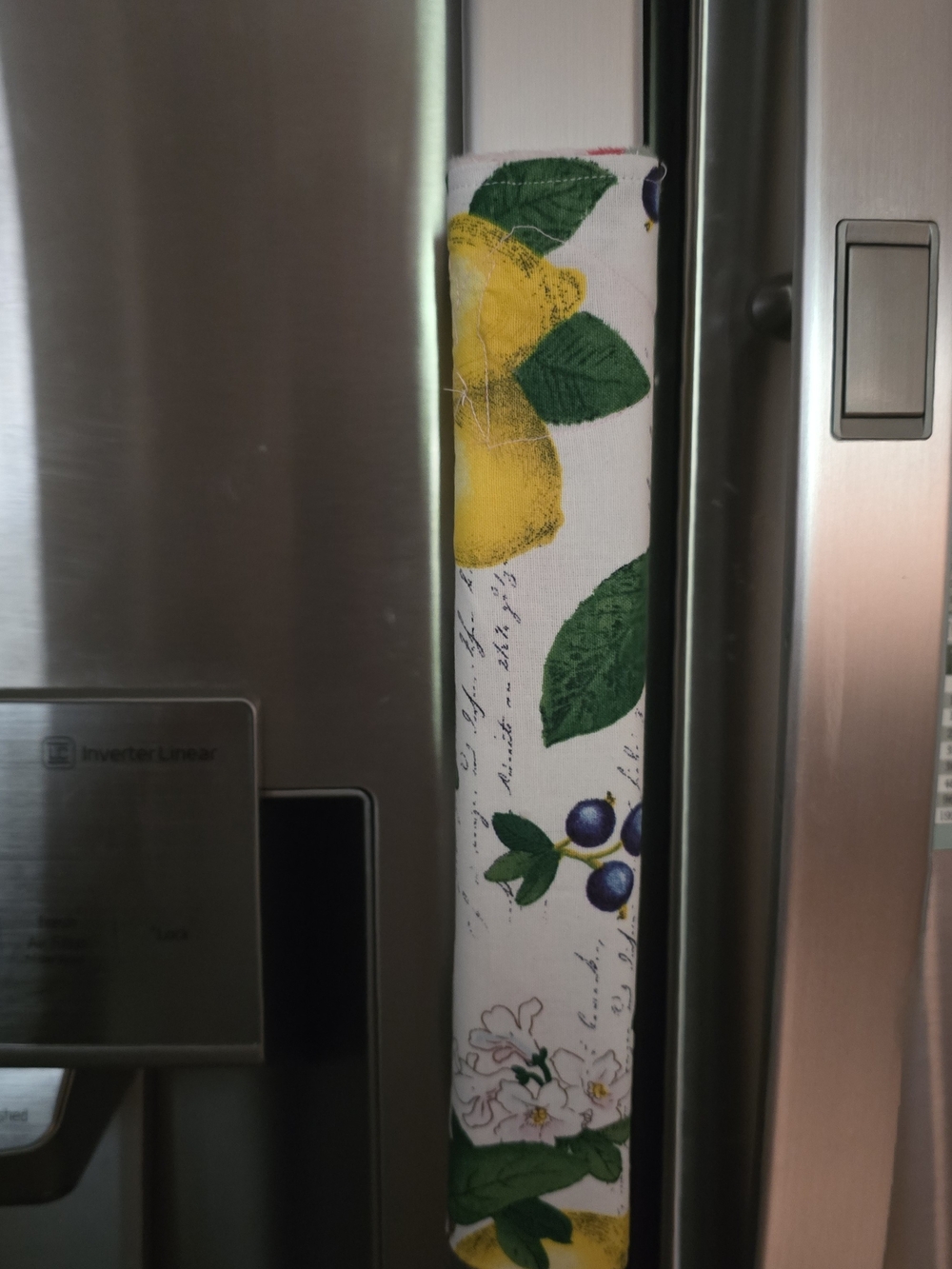 Pink Strawberry And Lemons Refrigerator Handle Cover - Home Kitchen - Picture 2 of 3